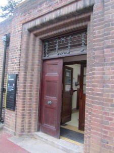 Old Gym Entrance door detail